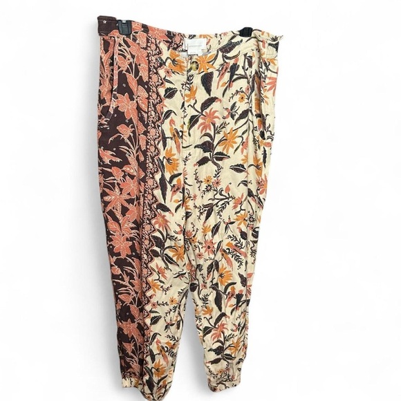 🤎Anthropologie Smocked Balloon-Leg Pants – Size 14 - Picture 5 of 13